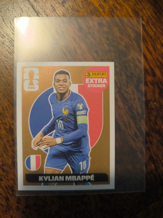 Kyllian Mbappé extra sticker Bronze - Panini Mundial 2026