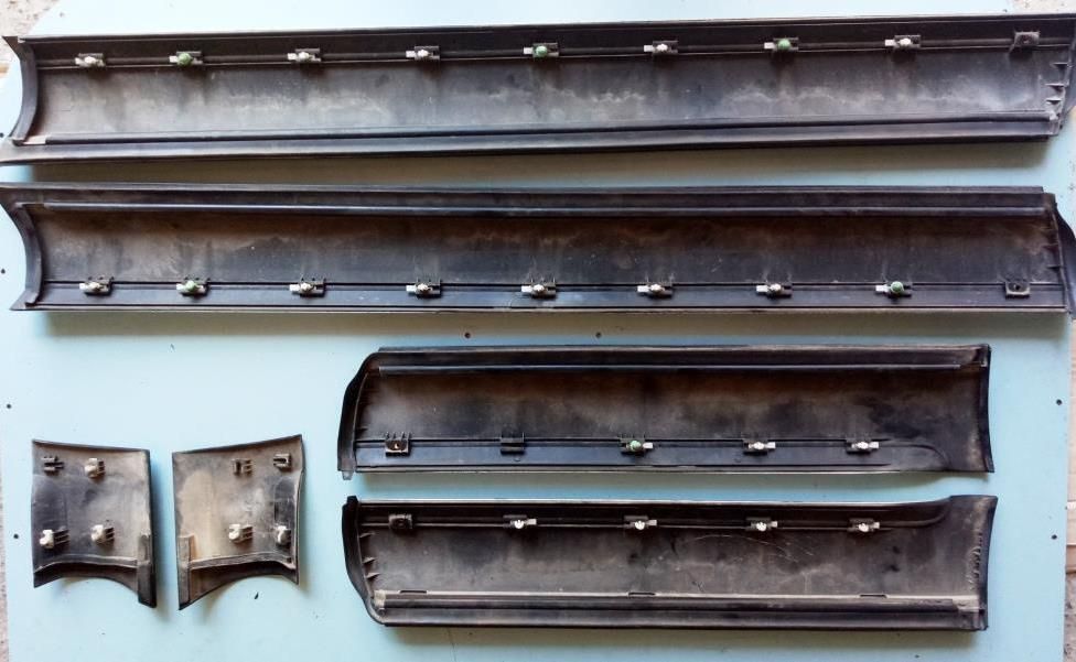 Молдинг накладка двери хром Volkswagen Touareg 2003-2009 Разборка