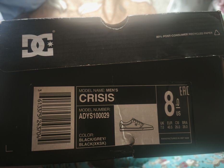 DC Shoes sneakersy Crisis