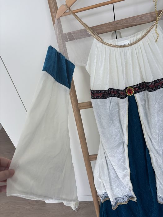 Fato de carnava de princesa medieval