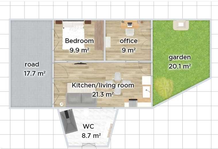 Casa com jardim a 9 minutos do mar – para renovar ao seu gosto!