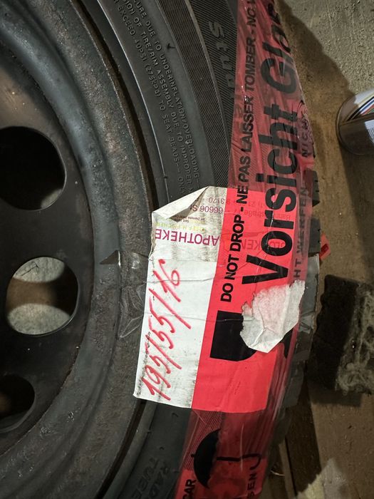 Комплкет зимової гуми 5/120 R16