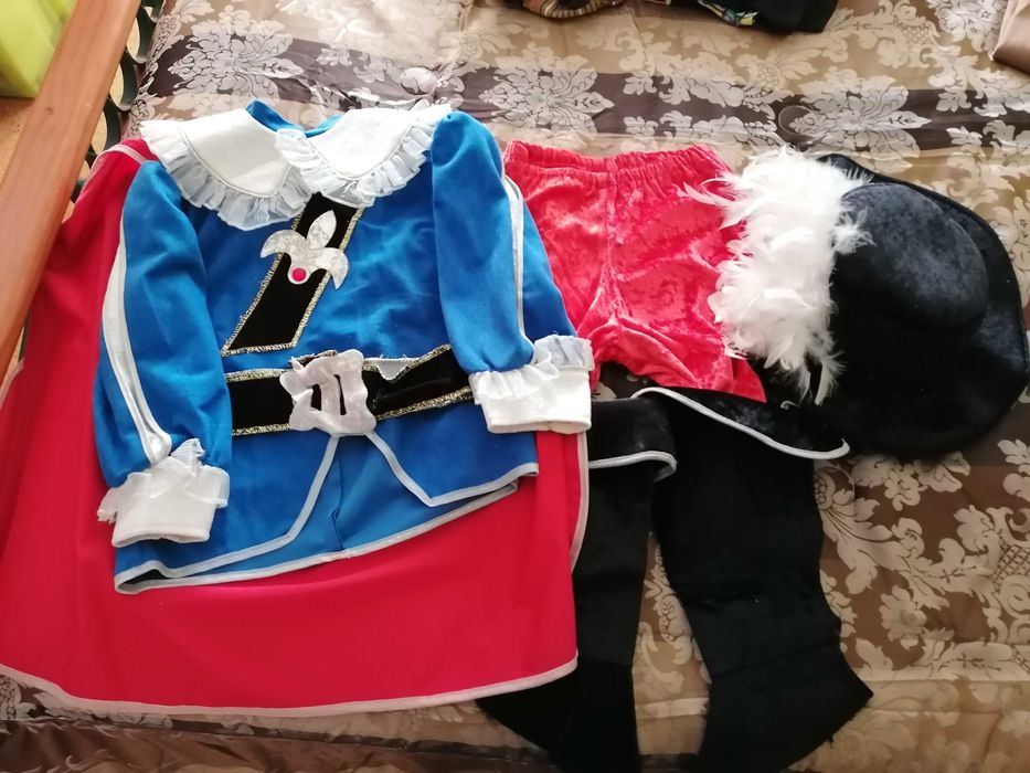 Fato carnaval "Mosqueteiro" 6 anos