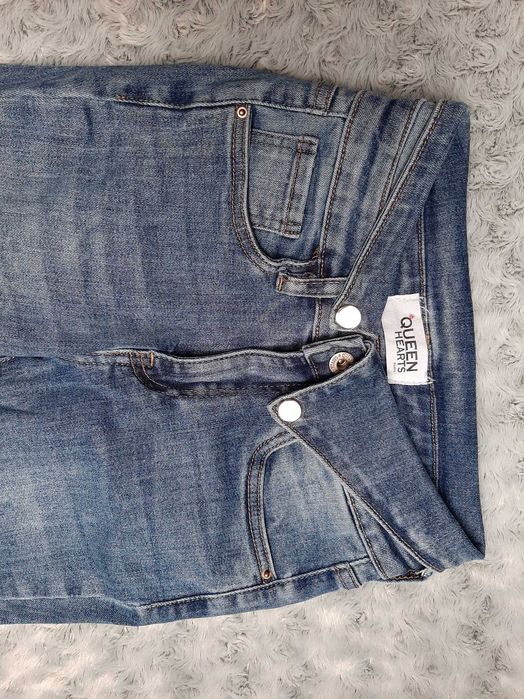 Spodnie medium blue jeans, XS