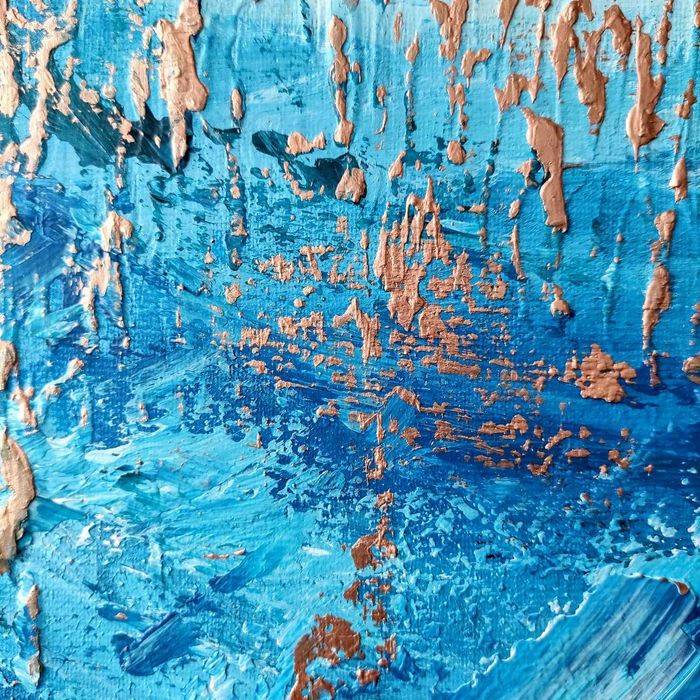 Abstrakcja autorski nowoczesny obraz akryle na płótnie 60x60cm