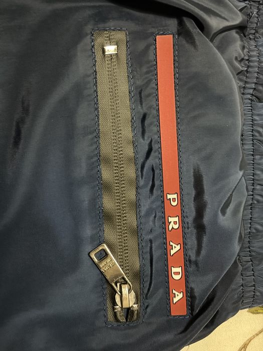 PRADA - Shorts navy blue