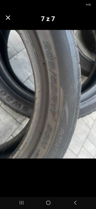 Opony zimowe 17r w dobry stanie