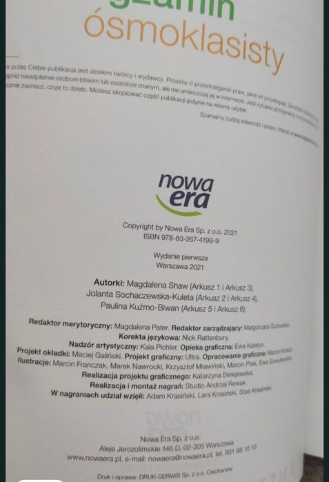 Teraz egzamin ósmoklasisty angielski arkusze repetytorium vademecum