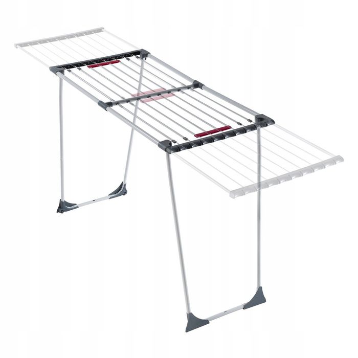 Suszarka Teleskopowa Na Pranie 110-196 cm biało-szara! PREMIUM!