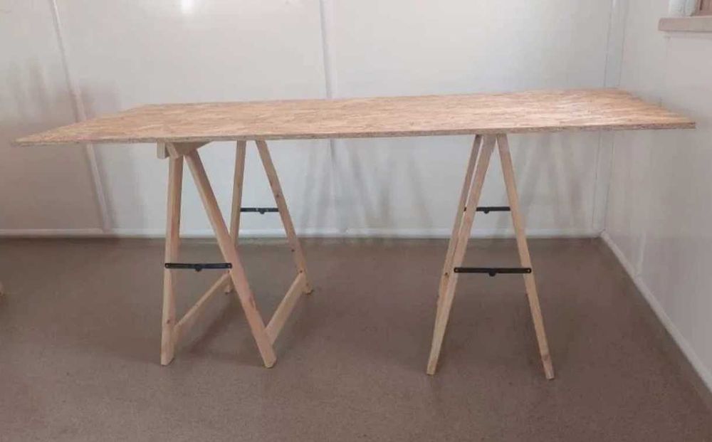 MESA madeira ~ 195x90cm envernizado