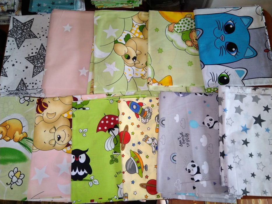 пелёнки детские байковые, бязь (хлопок), есть байка, ситец .110*90 см.