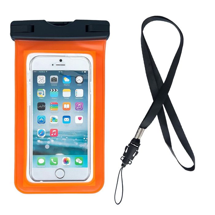 Uniwersalny wodoodporny pokrowiec  etui 6,7'' Orange