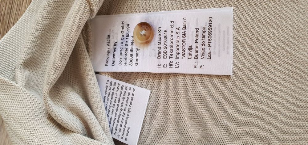 Nowa koszulka polo Camel Activ rozmiar M wymiary na zdjęciach