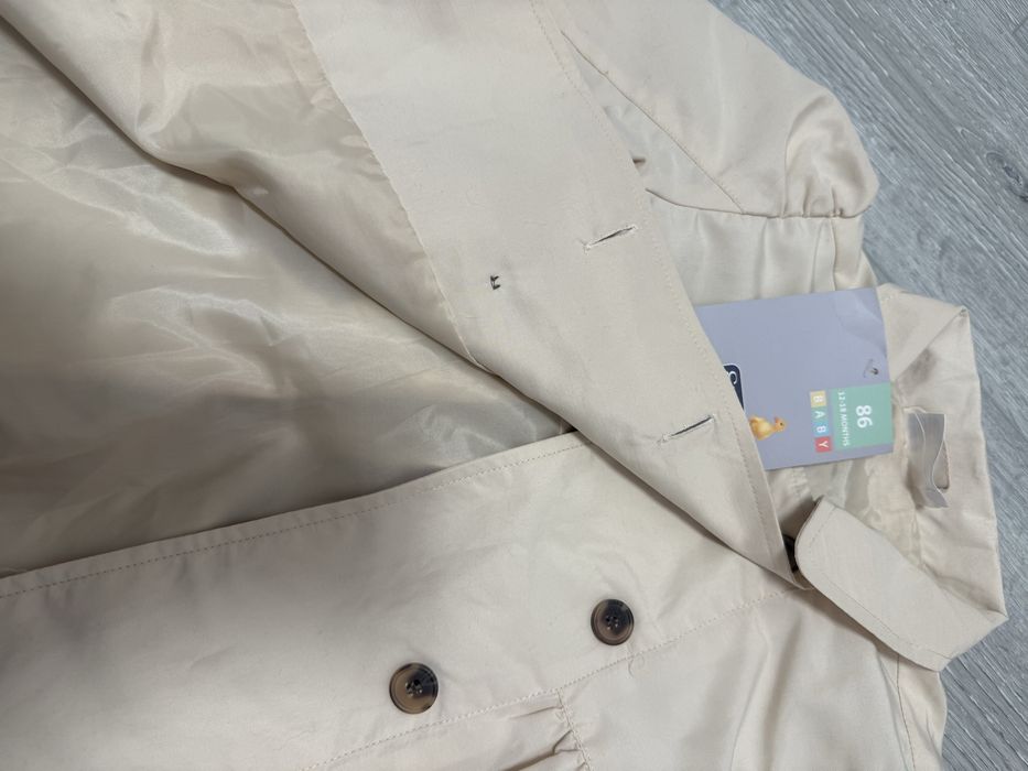 Новый плащ для девочки 86, 12-18 мес