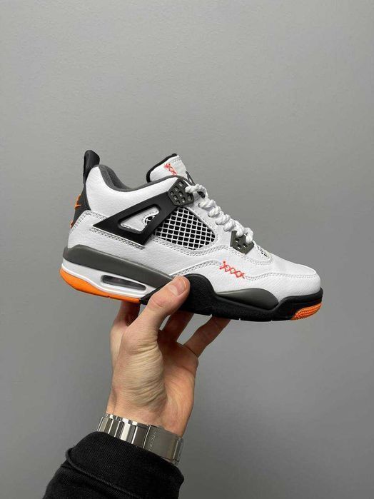 Кросівки Nike Air Jordan 4 Moser Notoriety Grey Mustard premium