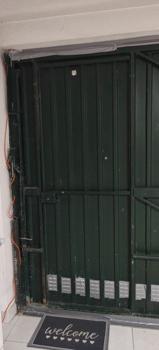 Portão basculante ferro garagem