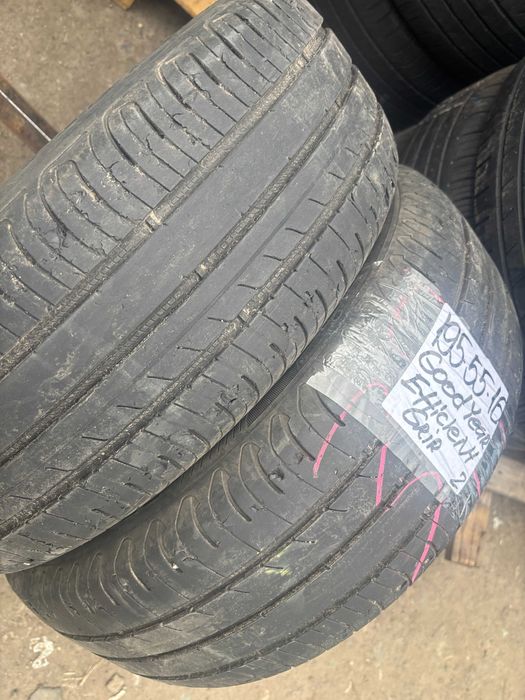 195-55-R16 GOODYEAR EFFICIENT GRIP = 2 штуки пара летней резины GERMANY 2022