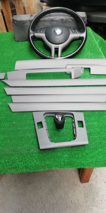 Pack E46 Completo Volante Frisos e moca de velocidades Tudo Como novo