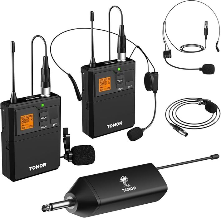 Бездротова мікрофонна система TONOR UHF