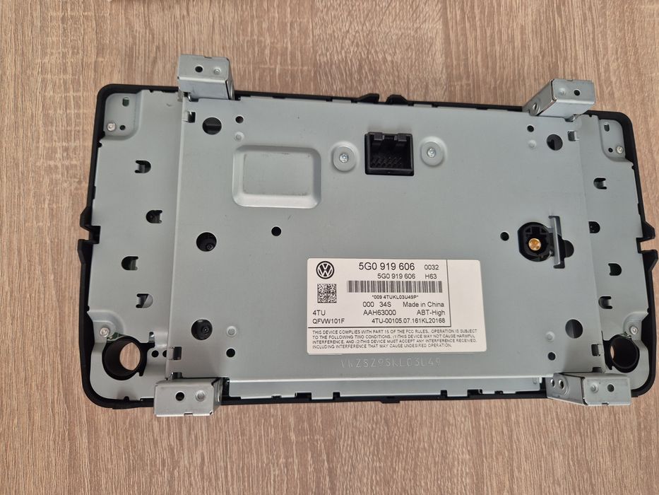 Zestaw navigacja wyświetlacz ramka MIB2 Passat B8 Golf VII