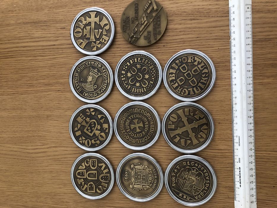 Conjunto 11 medalhas decorativas
