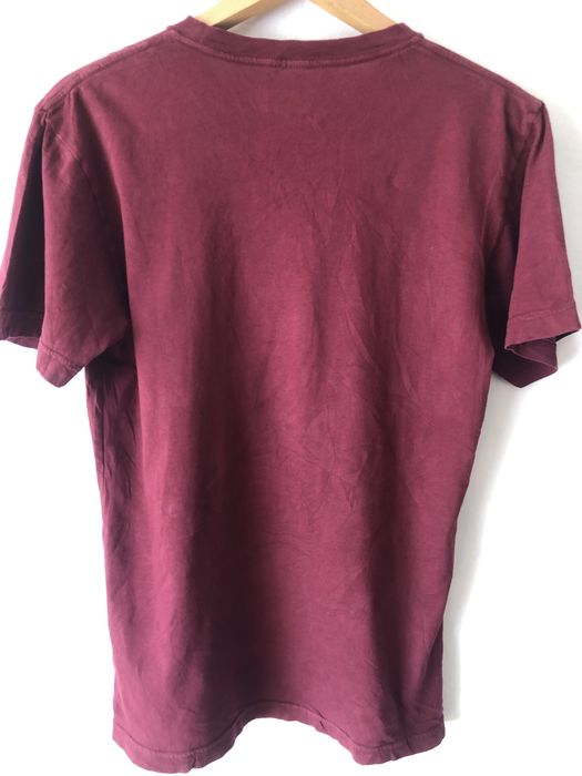 Levi Strauss & Co T-shirt bordowy, nadruk 1853, oryginalny
