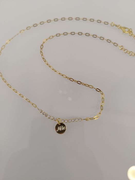 Fio dourado em prata 925