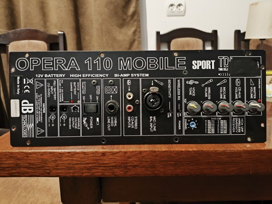 Підсилювач модуль  dB OPERA 110 MOBILE spory TD  Made in Italy