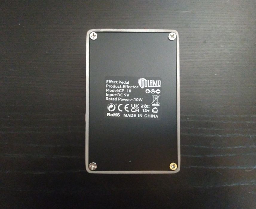 Pedal de guitarra Fuzz novo