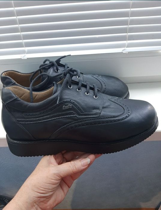 Чоловічі ортопедичні черевики LUCRO з натуральної шкіри, р.44