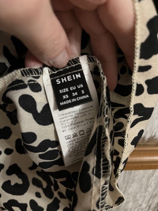 Nowa sukienka shein 34/XS panterka