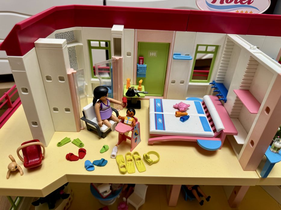 Playmobil hotel dużo dodatków
