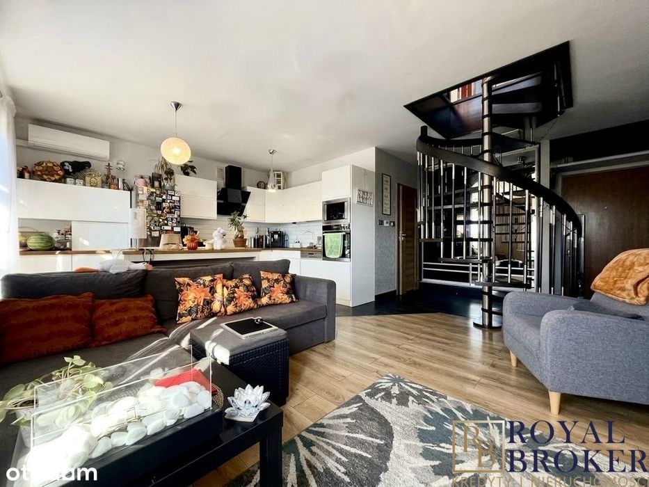 Dwupoziomowe mieszkanie 60,37 m² | Lwowska | Balkon