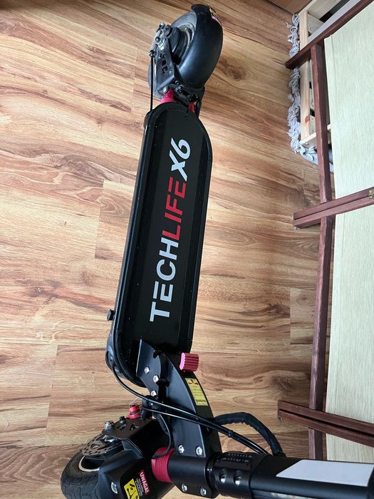 Techlife X6 – hulajnoga elektryczna 600W / 48V / zasięg do 40 km