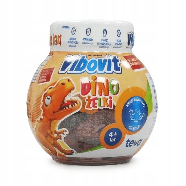 Vibovit Dino żelki 50 sztuk