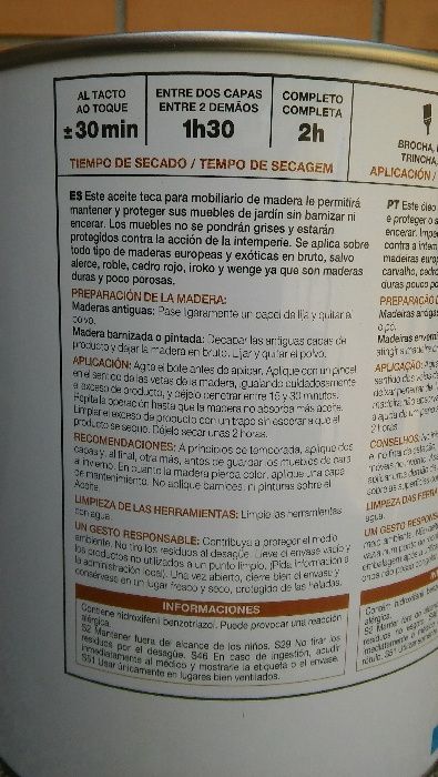 Óleo de Teca - Luxens 2.5l
