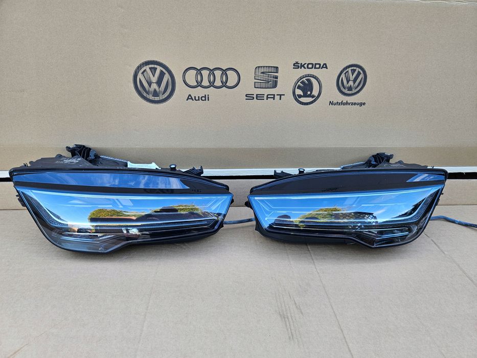 audi a7 s7 rs7 c7 4g lift lampy przód przednie matrix 4g8941035b 4g8941036b