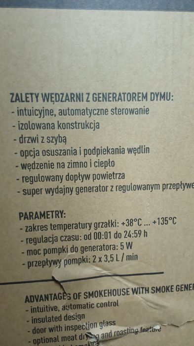 Wędzarnia elektryczna Browin Dragon 650W z generatorem dymu + podstawa