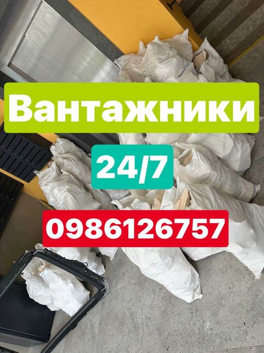 Вантажники для виносу будівельного сміття Київ