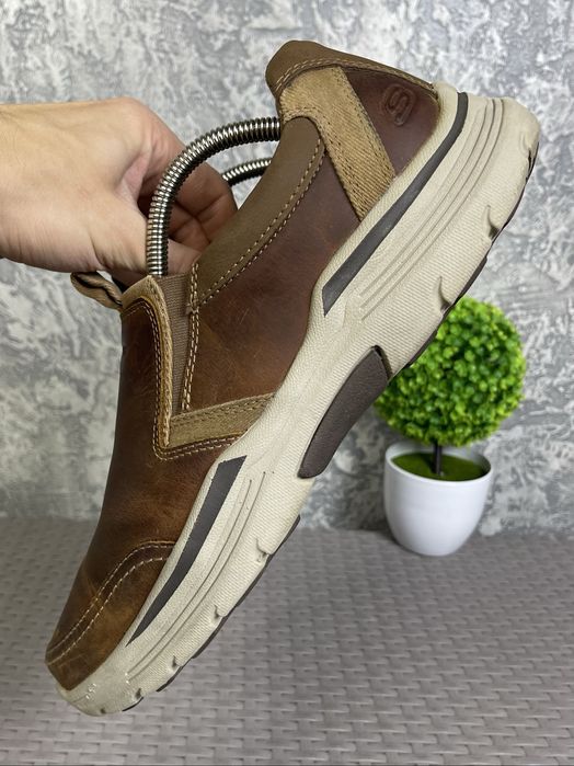 Skechers Air-Cooled кроссовки полуботинки туфли 44 размер кожаные
