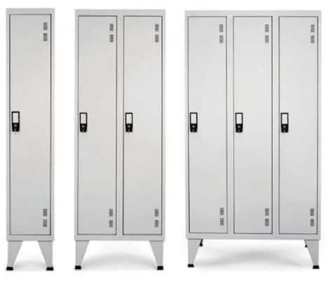 Armário Vestiário 12 Cacifos Cinza com 1900A*900L*500P