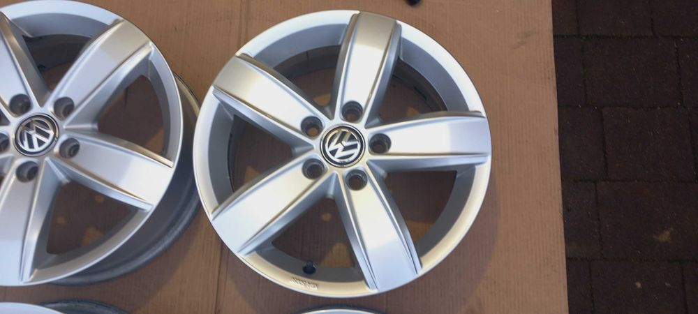 Felgi alu 4x oryg. VW /SKODA/SEAT/AUDI 6.5x16, 5x112, ET48 , Stan bdb
