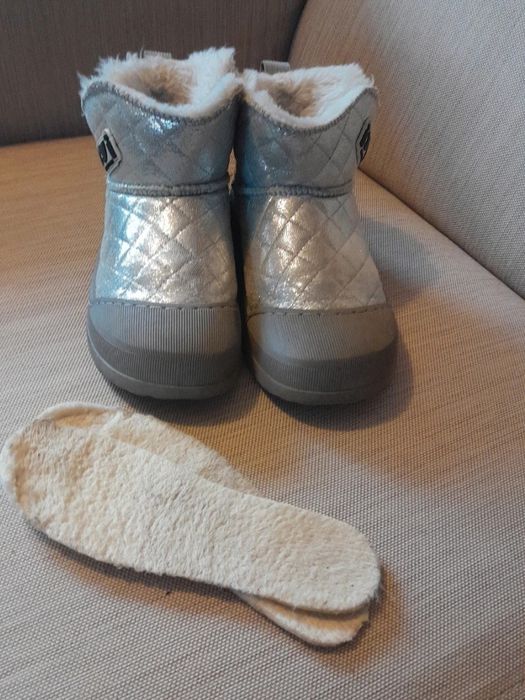 Ocieplane botki dziewczęce