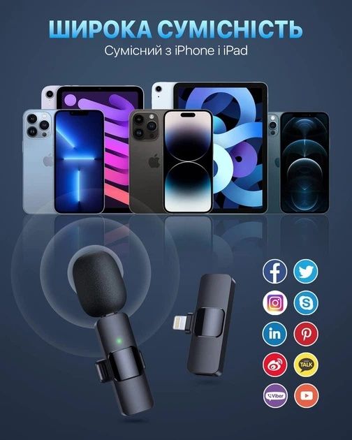 Петличка,мікрофон