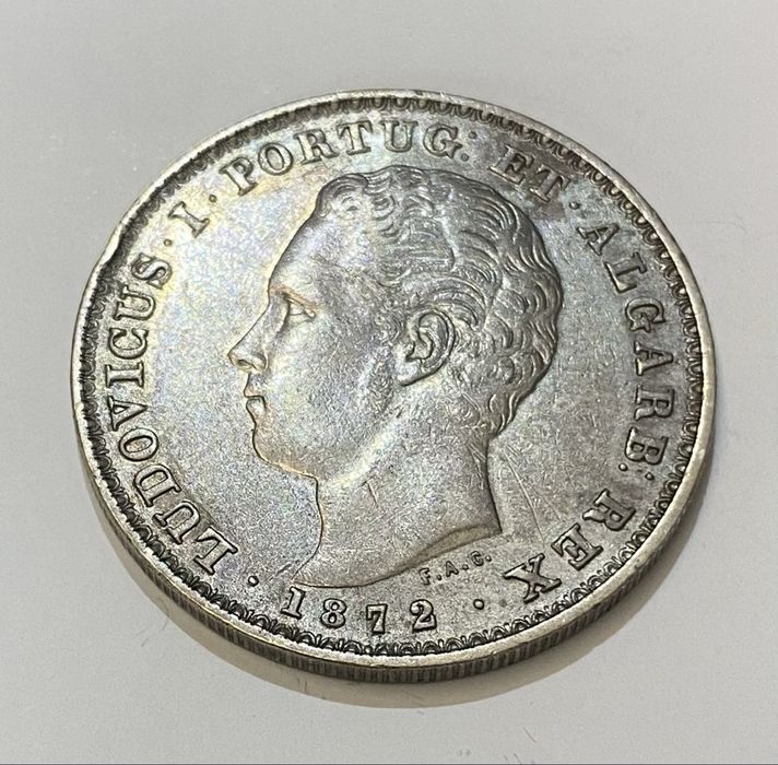 Moeda 500 Reis D. LUIS 1872
