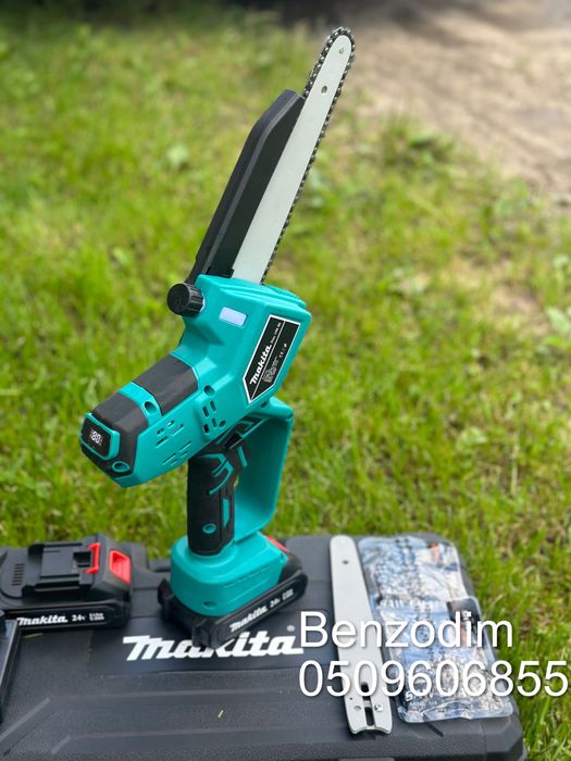 Акумуляторная мини пила Makita Duc190Bl 2шини 3 цепи безсчеточная
