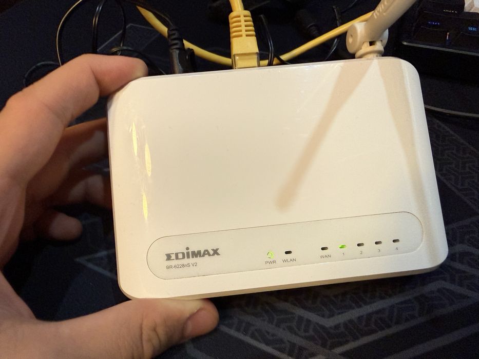 Ruter Edimax BR-6228nS V2 + Kabel CAT 5e