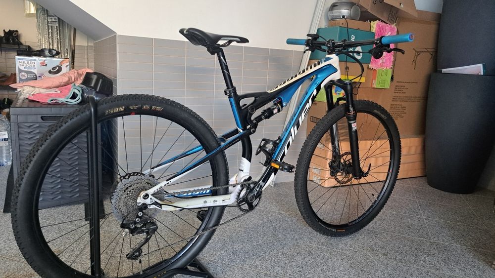 Bicicleta coluer Btt dupla suspensão