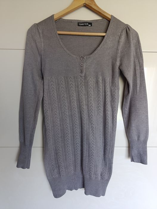 Sweter, tunika, ładny wzór