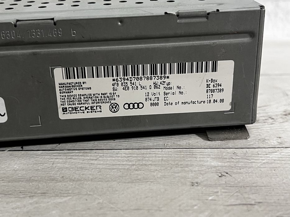 Модуль / Підсилювач / Радіо / Тюнер / Усилитель Audi (4F0 035 541 L)